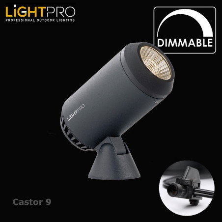 Lightpro Outdoor Garden Lighting Professional DIY Castor 9 12v IP44 Spotlight