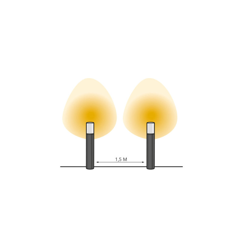 Lightpro Outdoor Garden Lighting Professional 12V Oberon Lo 4W IP44 Dimmable Post Light 2