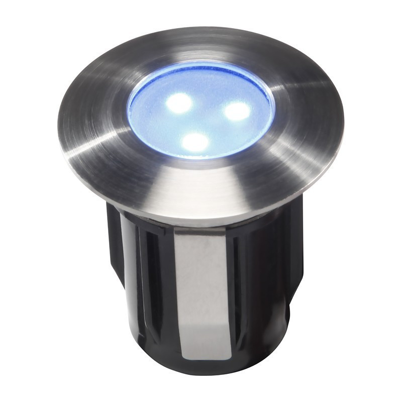 Techmar Garden Lighting UK Outdoor Lights Low Voltage Alpha 12V Blue LED Decking Light. 2