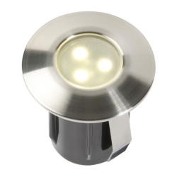 Techmar Garden Lighting UK Outdoor Lights Low Voltage Birch 12V Warm White LED Decking Light. 2