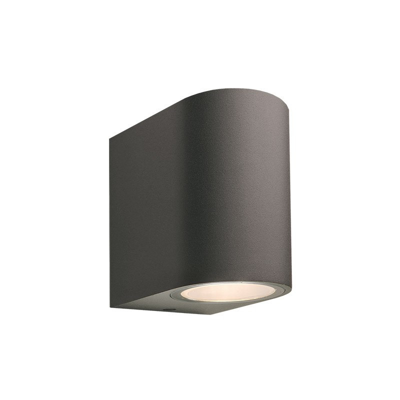 Techmar Garden Lighting UK Outdoor Lights Low Voltage Gilvus 12V 4W LED Anthracite Outdoor Wall Light. 1