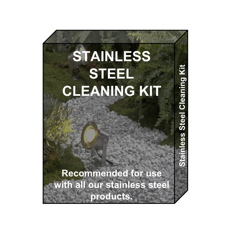 Techmar Garden Lighting UK Outdoor Lights Low Voltage DIY Stainless Steel Cleaning kit