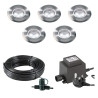 Techmar Garden Lighting UK Outdoor Lights Low Voltage Astrum 12V Plug & Play Garden Deck Light Bundle - 5 Light Kit. 2