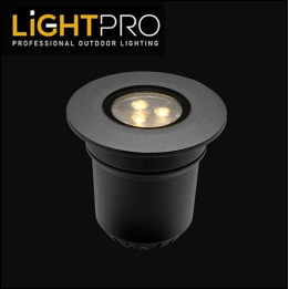 Lightpro Garden Lighting UK Outdoor Lights Low Voltage Nomia 12V 3W IP67 Up-Light. 1