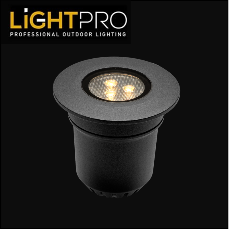 Lightpro Garden Lighting UK Outdoor Lights Low Voltage Nomia 12V 3W IP67 Up-Light. 1