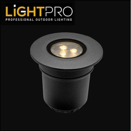 Lightpro Garden Lighting UK Outdoor Lights Low Voltage Nomia 12V 3W IP67 Up-Light. 1