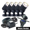 Techmar Garden Lighting UK Outdoor Lights Low Voltage DIY 5 light 5w Arcus Bundle + remote