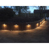Techmar Garden Lighting UK Outdoor Lights Low Voltage Deimos Garden Outdoor Wall Light Bundle - 3 Light Kit. 3