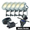 Techmar Garden Lighting UK Outdoor Lights Low Voltage DIY 5 light 3w Catalpa  Bundle