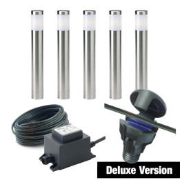 Techmar Garden Lighting UK Outdoor Lights Low Voltage DIY 5 light Albus Bundle