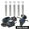 Techmar Garden Lighting UK Outdoor Lights Low Voltage DIY 5 light Albus Bundle + remote