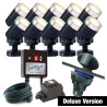 Techmar Garden Lighting UK Outdoor Lights Low Voltage DIY 10 light 5w Arcus  Bundle + timer