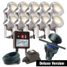 Techmar Garden Lighting UK Outdoor Lights Low Voltage DIY 10 light Catalpa Bundle + timer