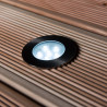 Techmar Garden Lighting UK Outdoor Lights Brevus 1w white 12V LED Deck Light  1