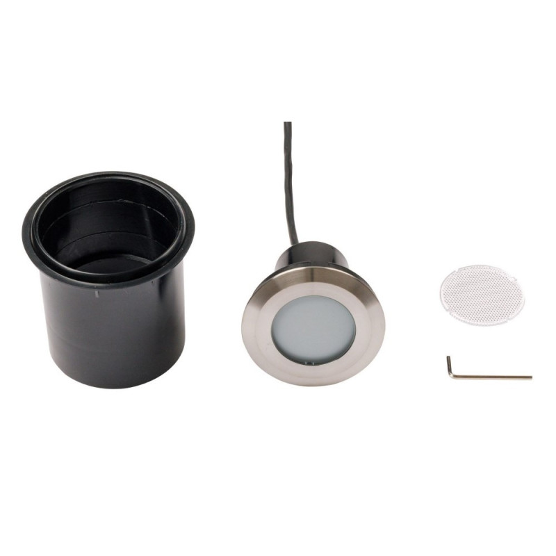 Techmar Garden Lighting UK Outdoor Lights Gavia Switchable Warm / Cold White 12V 2w LED Deck Light 2