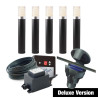 Techmar Garden Lighting UK Outdoor Lights Low Voltage DIY 5 Light Arco 40 Deluxe Bundle + timer