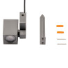 Techmar Outdoor Garden Lighting UK Nano 12V 2W LED Silver Outdoor Wall Spotlight 8