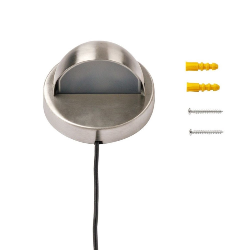Techmar Outdoor Garden Lighting UK Palm 12V 1W LED Stainless Steel Outdoor Wall Light 4