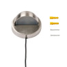 Techmar Outdoor Garden Lighting UK Palm 12V 1W LED Stainless Steel Outdoor Wall Light 4
