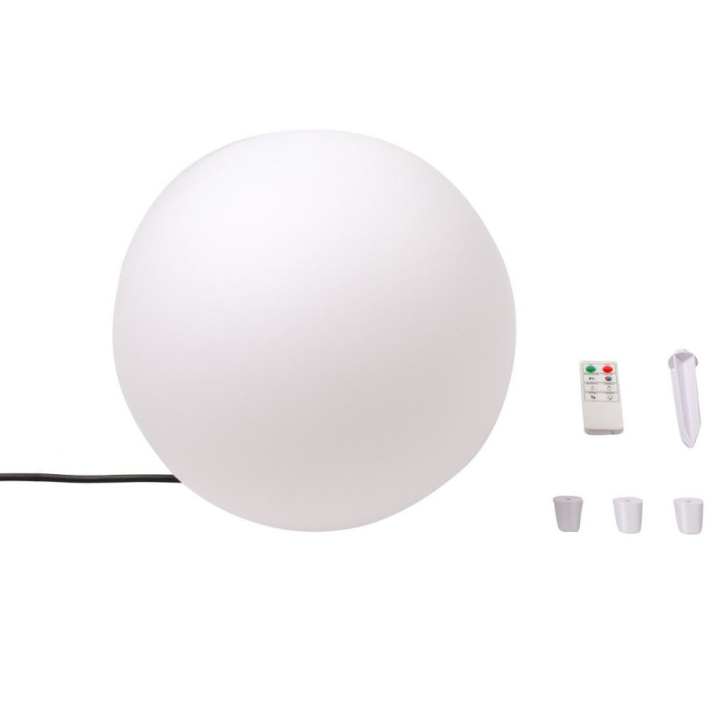 Techmar Round 20 - 12V Remote LED Garden Ball Light, Multifunction, Multicolour + remote