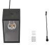 Garden Lighting UK Outdoor Lights Low Voltage DIY Sitta 12V 4W LED Filament Outdoor Wall Light 1