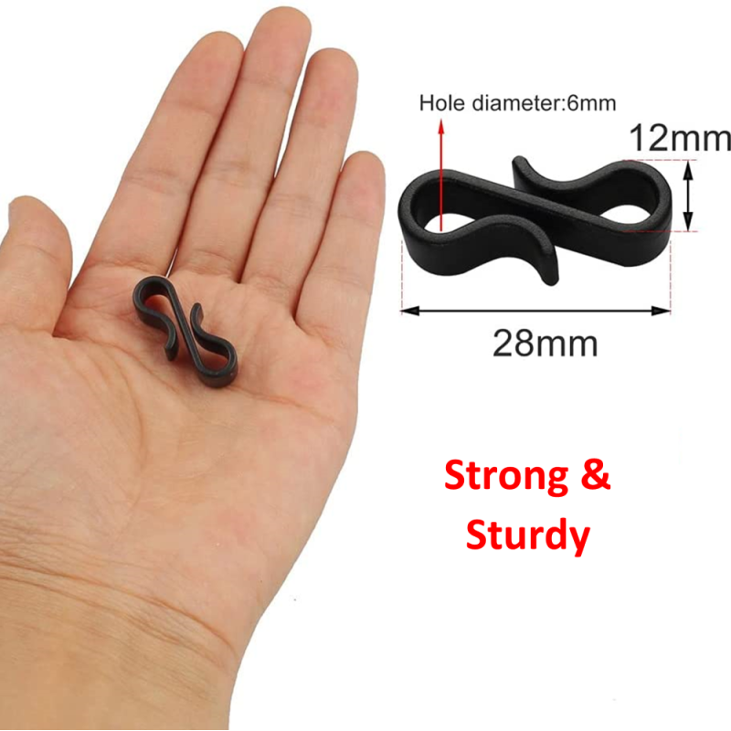Garden Lighting UK Outdoor Lights Mini Gutter Hooks - 10 Pack (3)