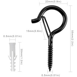 Garden Lighting UK Outdoor Lights Festoon Hooks - 5 Pack (1)