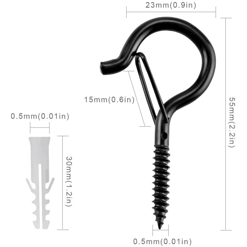 Garden Lighting UK Outdoor Lights Festoon Hooks - 5 Pack (1)