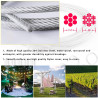 Garden Lighting UK Outdoor Lights Low Voltage Festoon 10m Wire Support Kit 5