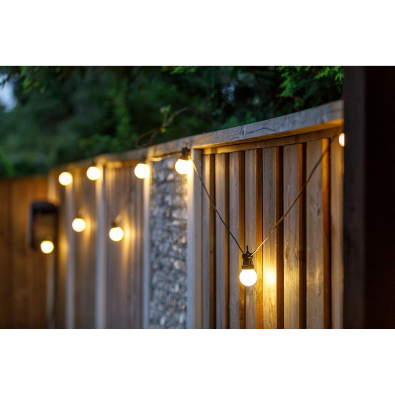Techmar Garden Lighting UK Outdoor Lights Low Voltage 10mtr Festoon Party Lights Set. 3