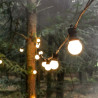 Techmar Garden Lighting UK Outdoor Lights Low Voltage 10mtr Festoon Party Lights Set. 4