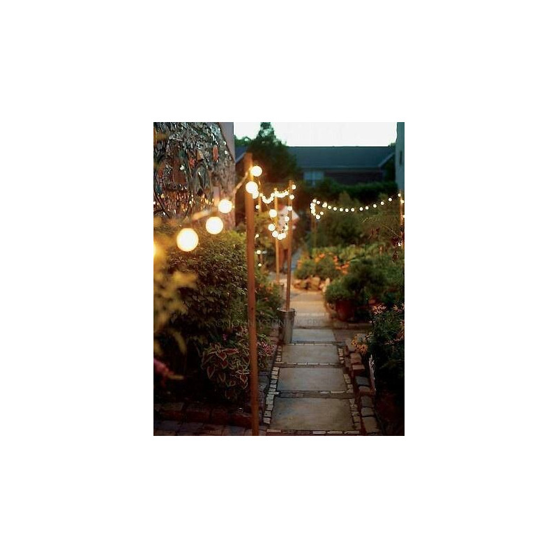 Techmar Garden Lighting UK Outdoor Lights Low Voltage Festoon Party Lights 10mtr Kit 5