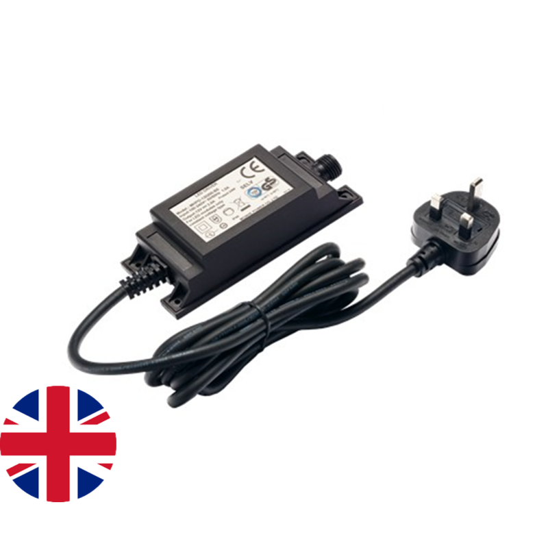 Techmar Garden Lighting UK Outdoor Lights Low Voltage 12W UK Outdoor Transformer - New ECO Version
