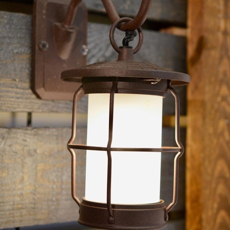 Techmar Garden Lighting UK Outdoor Lights Callisto Rustic 1.5w LED Hanging Wall Light 2
