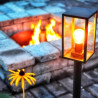Garden Lighting UK Outdoor Lights Low Voltage DIY Limosa 70 12V 4W LED Filament Outdoor Post Light 3