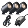 Low voltage garden lighting Ludeco Stig 3 light bundle. (1)
