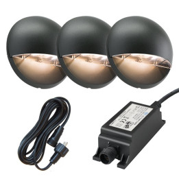 Low voltage garden lighting Ludeco Vidar 3 light bundle. (1)