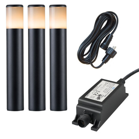Low voltage garden lighting Ludeco Ivan 3 light bundle. (1)