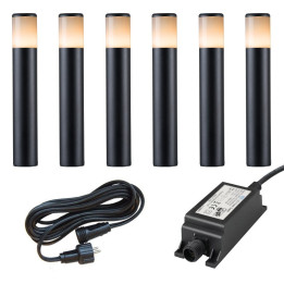 Low voltage garden lighting Ludeco Ivan 6 light bundle. (1)