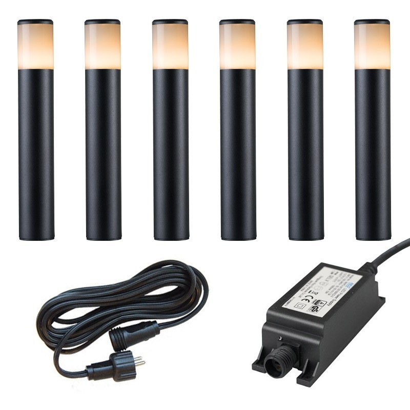 Low voltage garden lighting Ludeco Ivan 6 light bundle. (1)