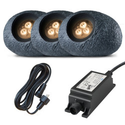 Low voltage garden lighting Ludeco Ingor 3 light bundle. (1)