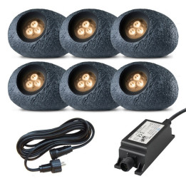 Low voltage garden lighting Ludeco Ingor 6 light bundle. (1)