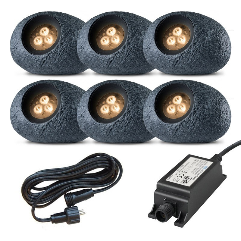 Low voltage garden lighting Ludeco Ingor 6 light bundle. (1)