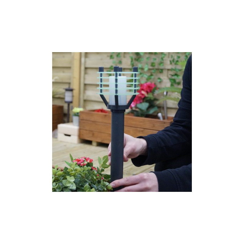 Garden Lighting UK Outdoor Lights Low Voltage DIY Larix 12V 1.5W LED Outdoor Post Light 1