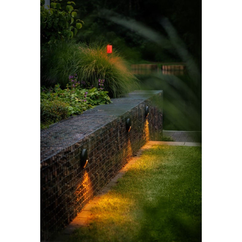 UK Outdoor Low Voltage Garden Lighting Lightpro 12V Low Voltage Oberon Smart 5W IP44 Post Light Red