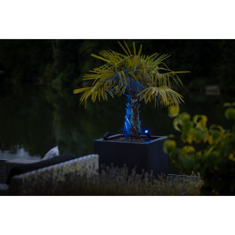UK Outdoor Low Voltage Garden Lighting Lightpro 12V Low Voltage Castor Smart 5W IP44 Spotlight BLUE 2