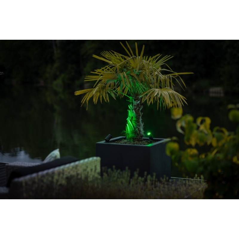UK Outdoor Low Voltage Garden Lighting Lightpro 12V Low Voltage Castor Smart 5W IP44 Spotlight GREEN 2