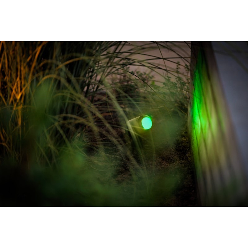 UK Outdoor Low Voltage Garden Lighting Lightpro 12V Low Voltage Castor Smart 5W IP44 Spotlight GREEN