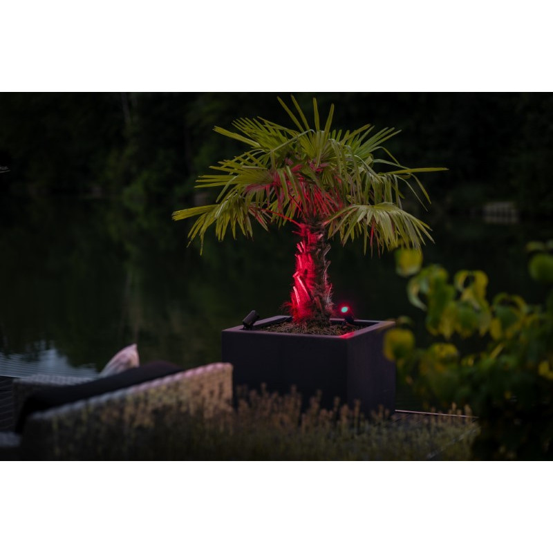 UK Outdoor Low Voltage Garden Lighting Lightpro 12V Low Voltage Castor Smart 5W IP44 Spotlight RED 2