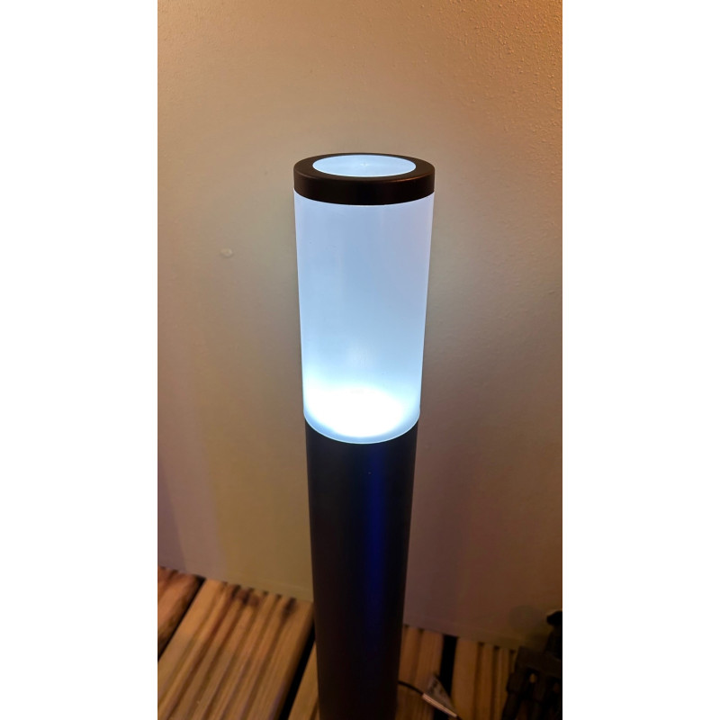 Techmar Garden Lighting UK Outdoor Lights Low Voltage Lunia  Black 12V 1W LED Outdoor Post Light. 1